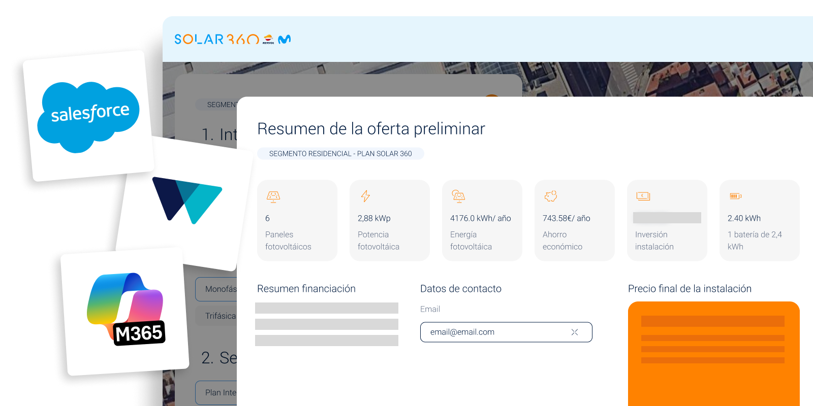 Solar360 Movistar and Repsol